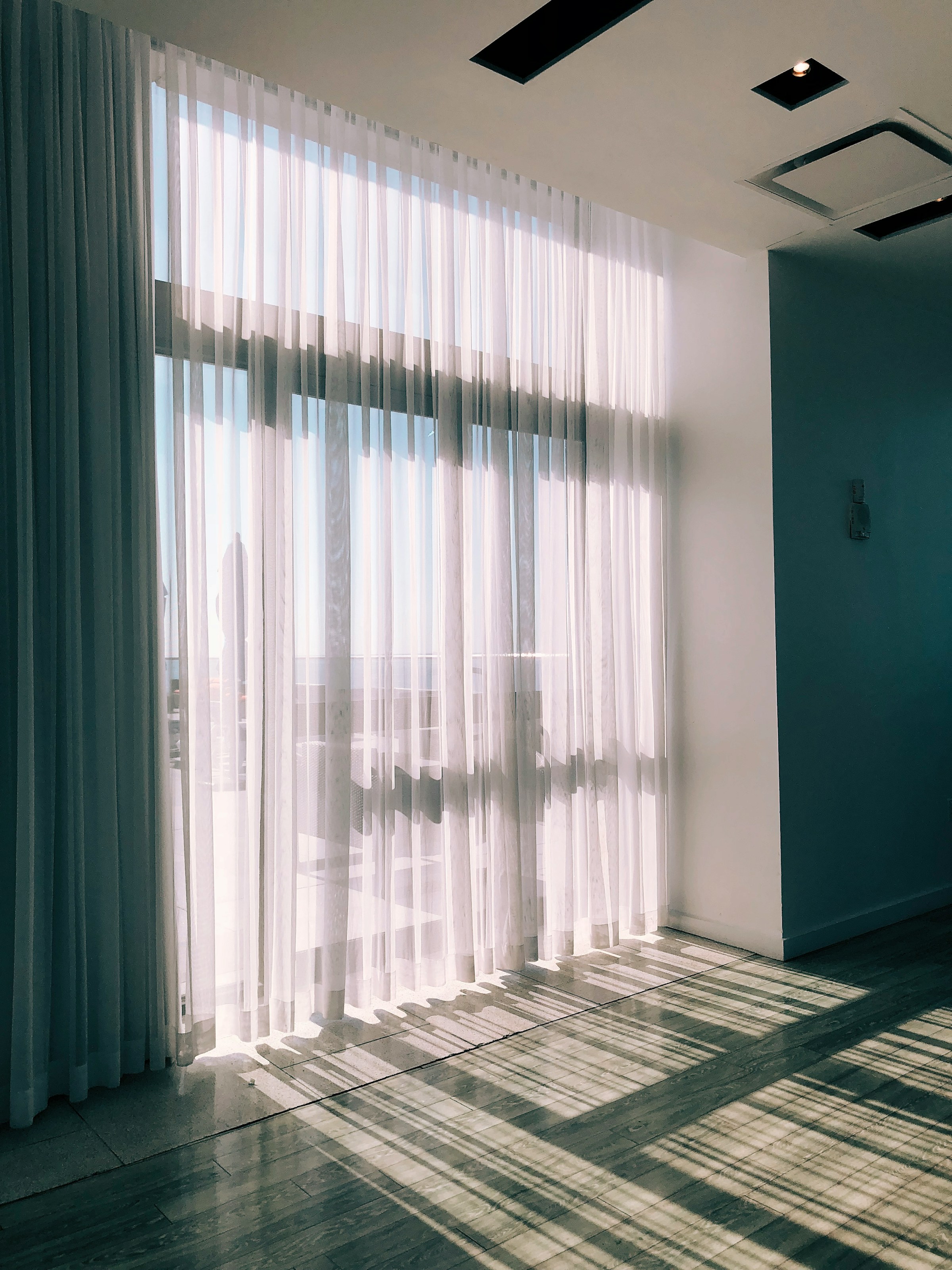 Layered Sheer and Blackout Curtains
